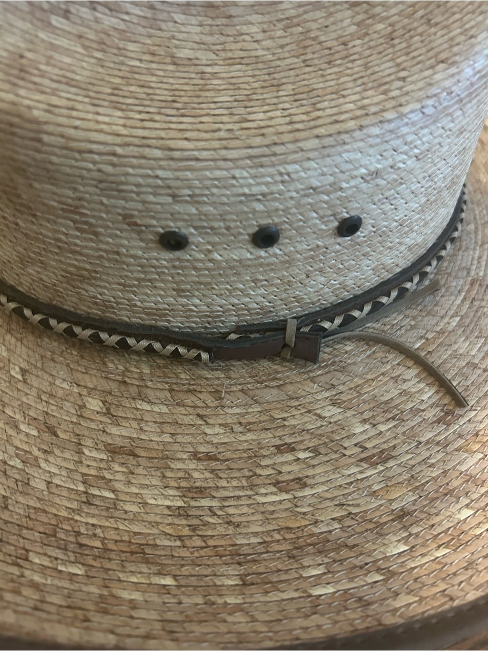 RESISTOL BIG SPENDER PINCH FRONT STRAW COWBOY HAT - Picture 7 of 11